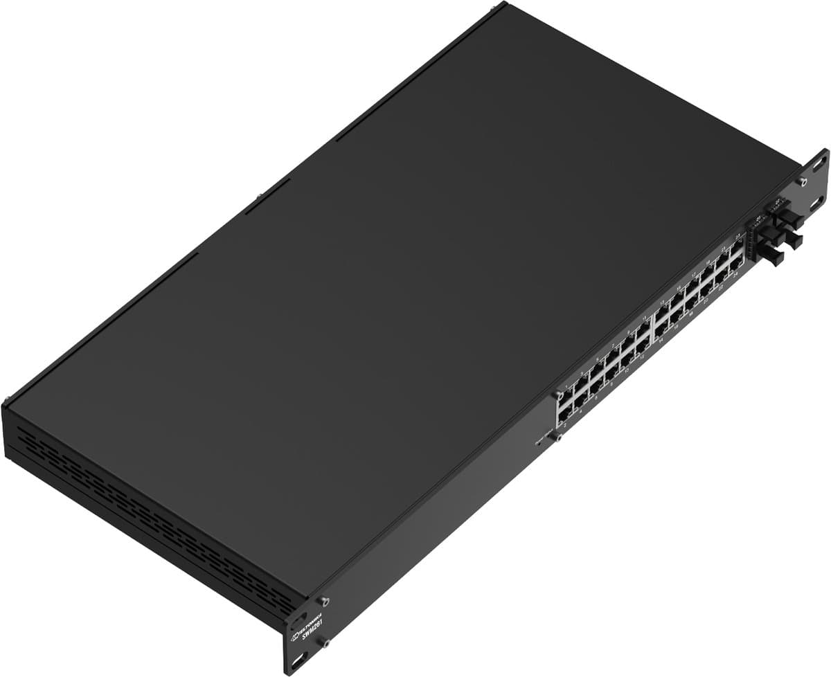 Teltonika SWM281 Managed L2+ Gigabit Ethernet (10/100/1000) Zwart