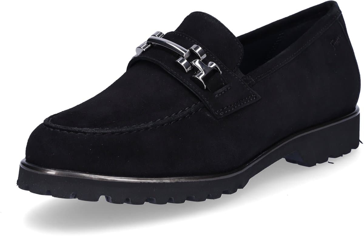 SIOUX Meredith Loafers Dames - Instappers - Zwart - Maat 42,5