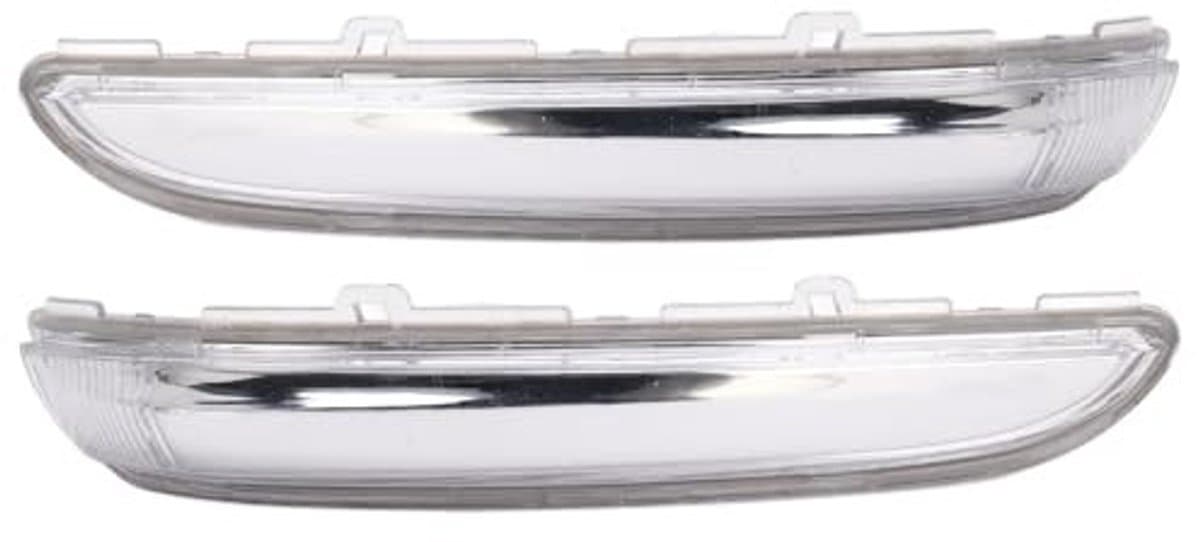 Dailygoods- Spiegelknipperlichten - Transparante Glazen - Eenvoudige Installatie - Reservelens - Verbeterde Zichtbaarheid - Compatibel met OE-nummer - Knipperlichtlens