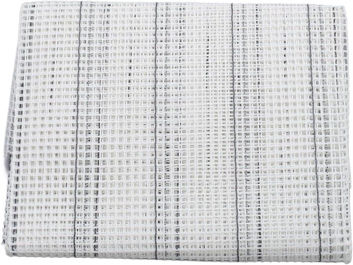 Dailygoods- Tapijt Haken Gaas - Wit Mesh Canvas - 100 x 150 cm - Borduren/Weven - Creatieve Projecten - Veelzijdig Knutselgereedschap