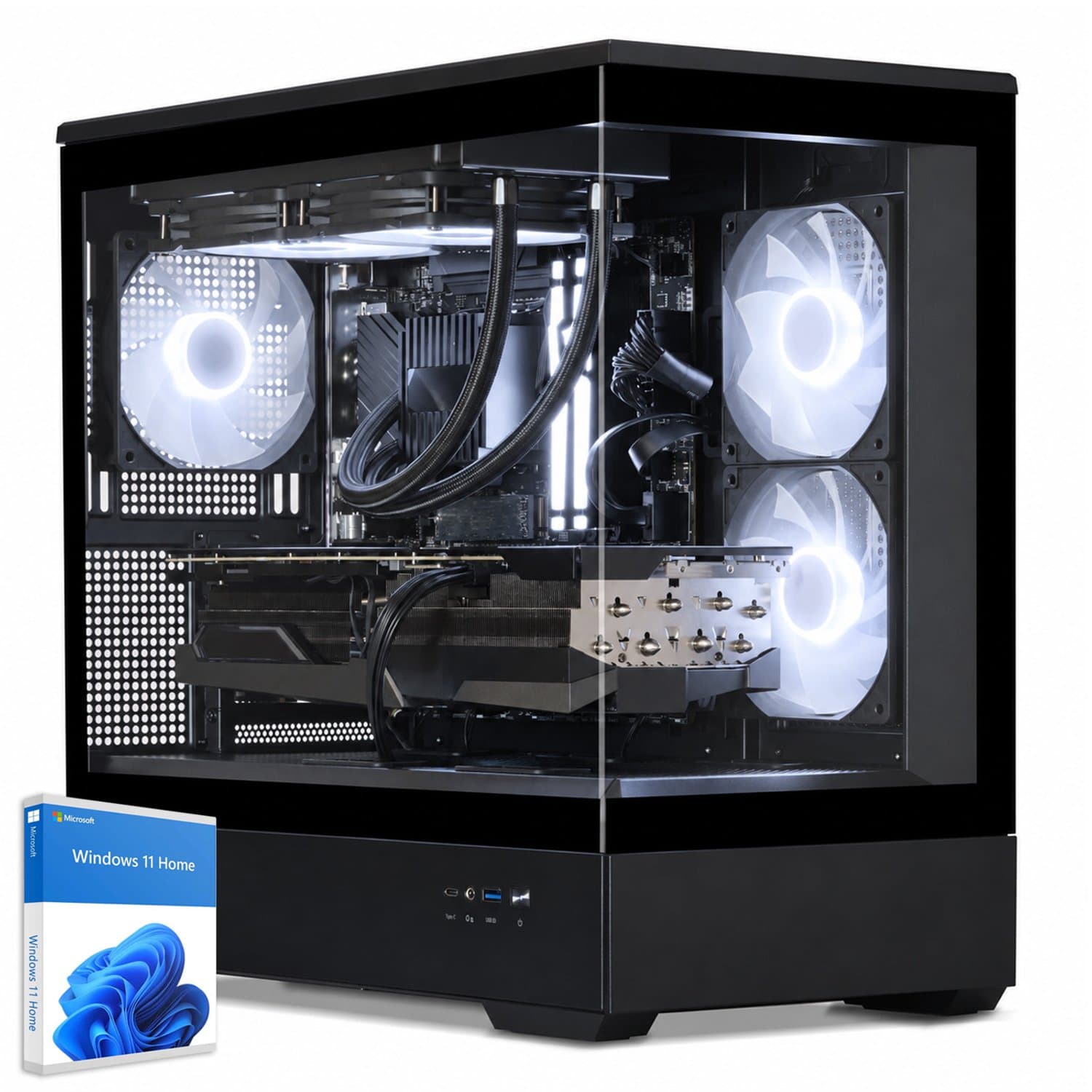 Sedatech Advanced Gaming PC Waterkoeling Full Vision • Intel i9-14900KF 24x 3.2GHz • Geforce RTX5060 • 32Gb DDR5 • 2Tb SSD M.2 • WiFi • Bluetooth, USB C • Windows 11 • Desktop computer