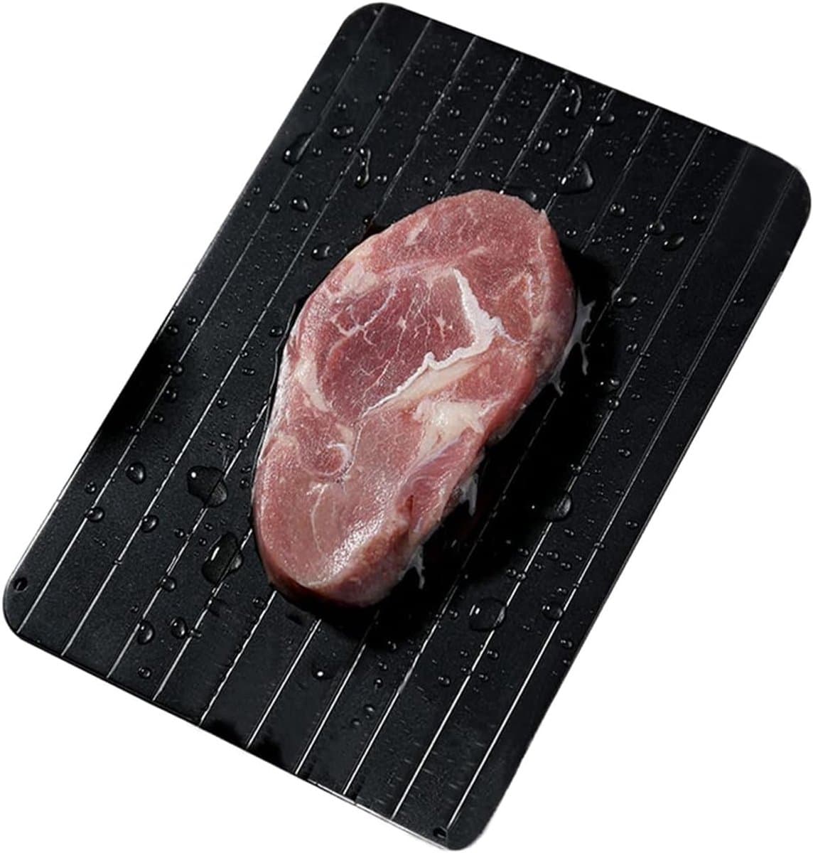 Ontdooiplaat, Ontdooiplaten Ontdooien Tablet, Ontdooiblad Snelle Ontdooiing Tablet voor Vis Vlees Gevogelte Of Alles Anders, dat Bevroren is (29,5 x 21 x 0,2 cm)