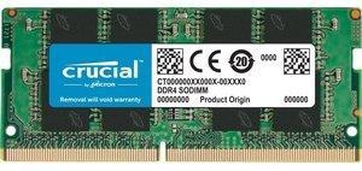 Crucial - Laptopgeheugen - CT8G4SFS824A - 8GB - DDR4 - SODIMM - 2400MHz - 1 x 8 GB