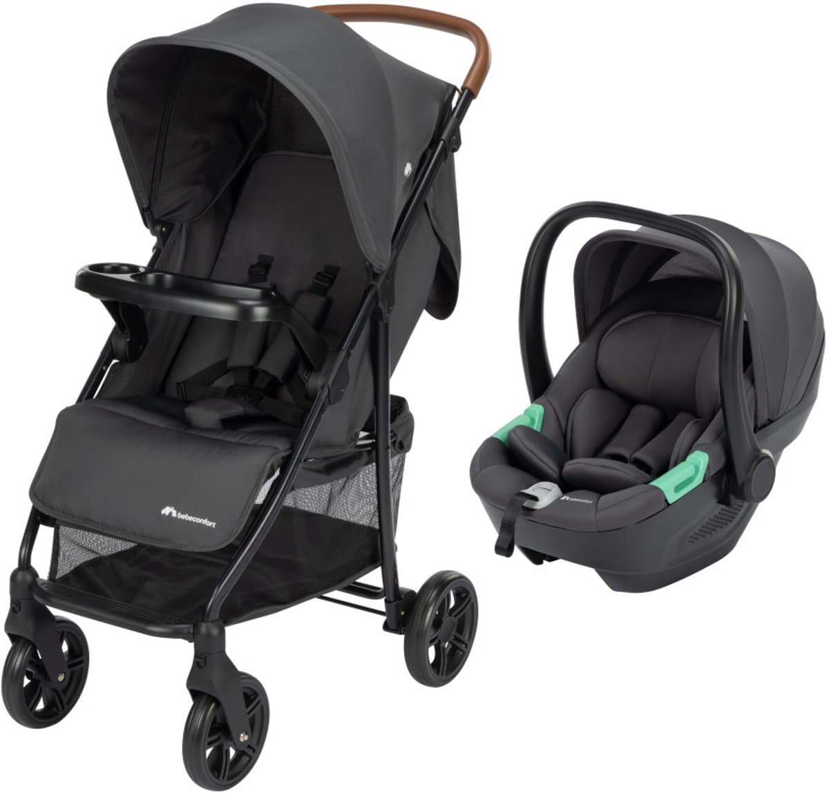 Bebeconfort Misty Duo - Kinderwagen inclusief autostoel - Mineral Graphite