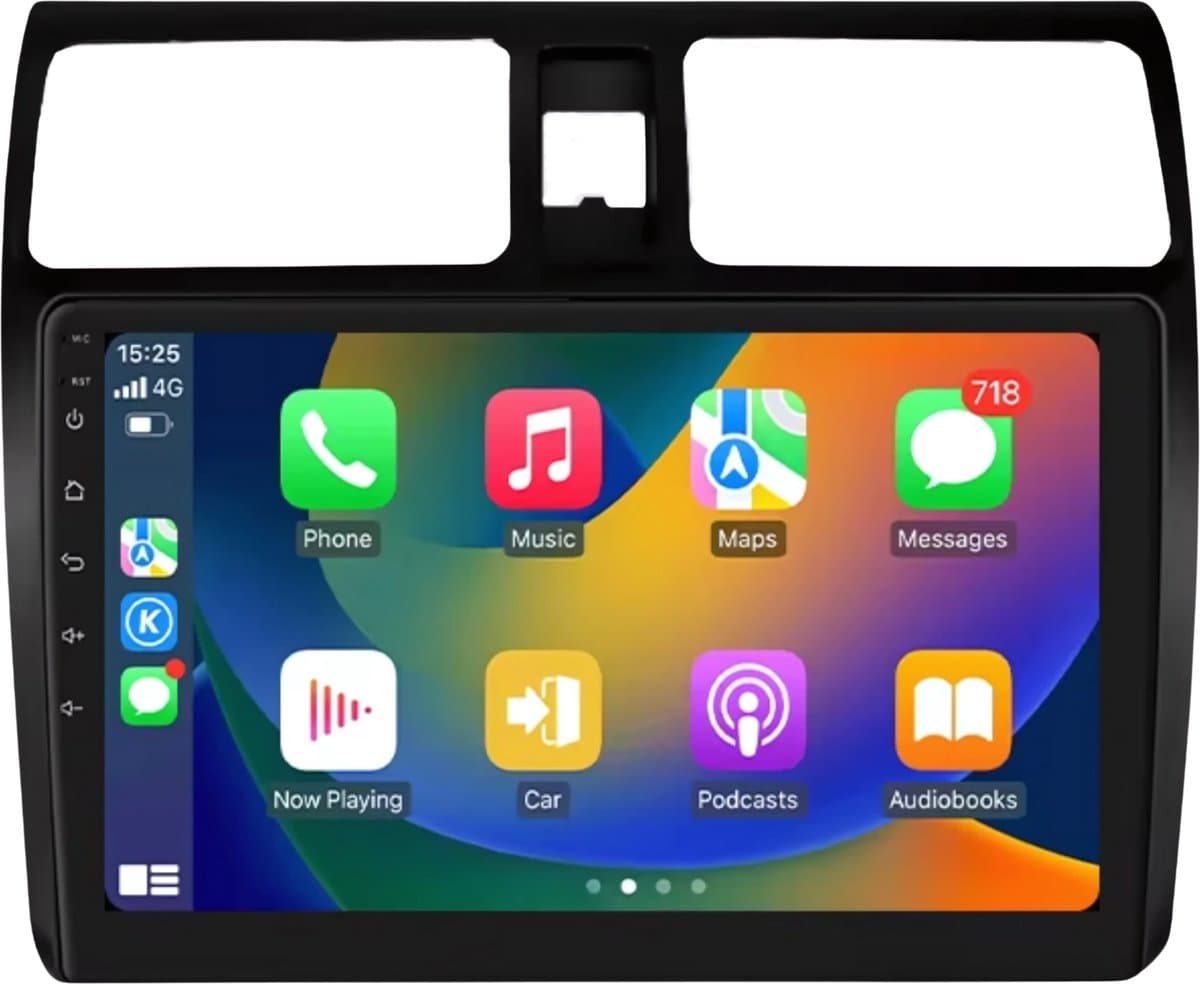 Autoradio met bluetooth - Carplay - Voor Suzuki Swift (2005-2010) - Geschikt voor Apple en Android - Stereo - Navigatie - Navigatiesysteem auto - 2GB 64GB