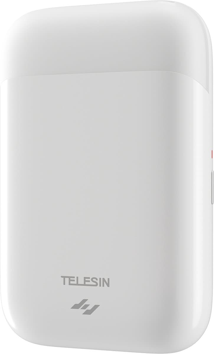 Telesin Portable Printer Kit Mini Fotoprinter - Augmented Reality (AR) Foto's - Printen Zonder Inkt met ZINK Technologie - 2x3 Inch Stickerprinter - Draadloos via Bluetooth