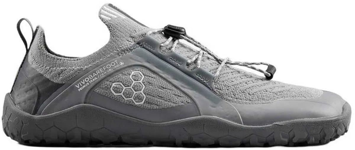 Vivobarefoot Primus Trial Knit Fg Barefoot Trailschoenen Grijs EU 36 Vrouw