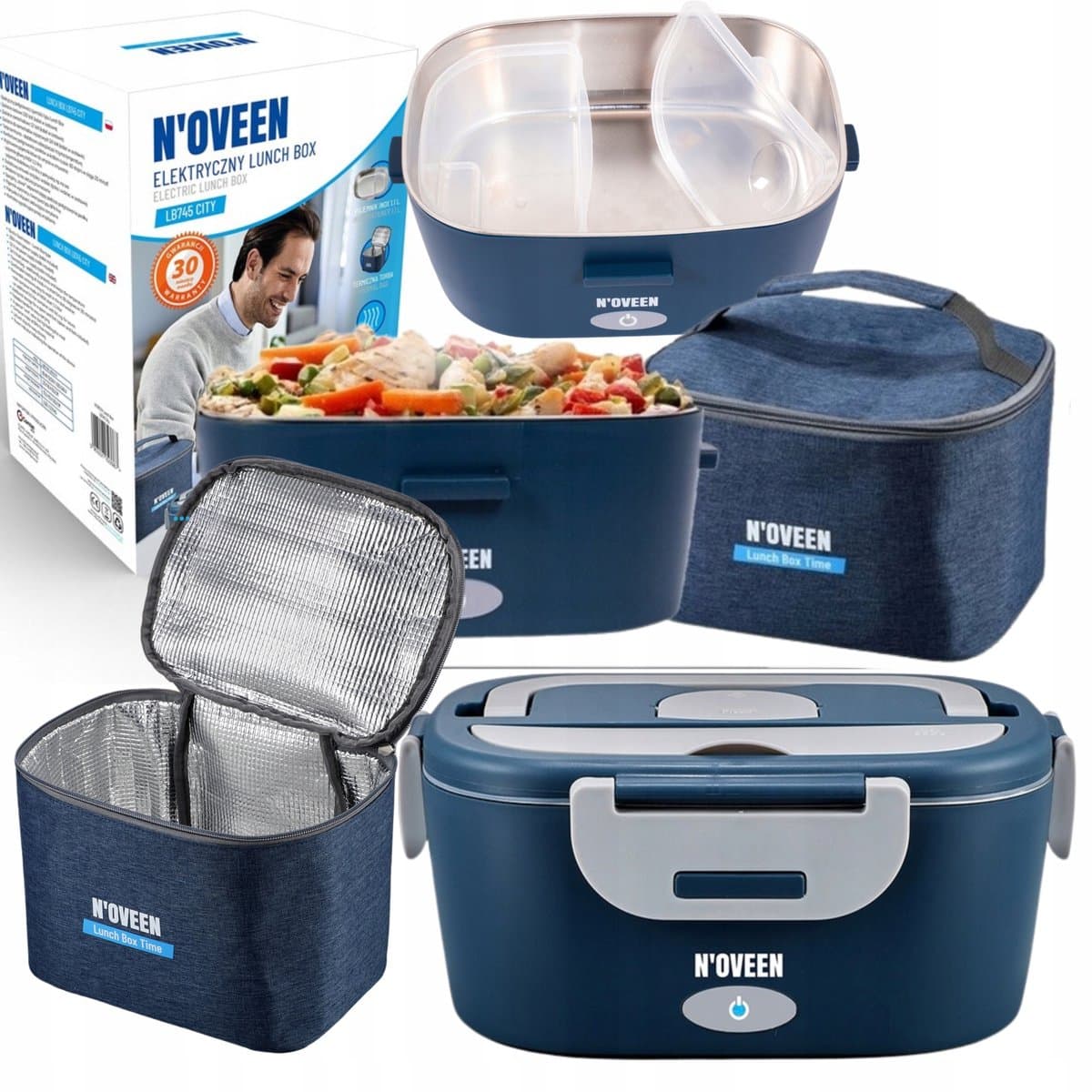 Elektrische Lunchbox N'oveen: Warm Eten Onderweg & op Werk