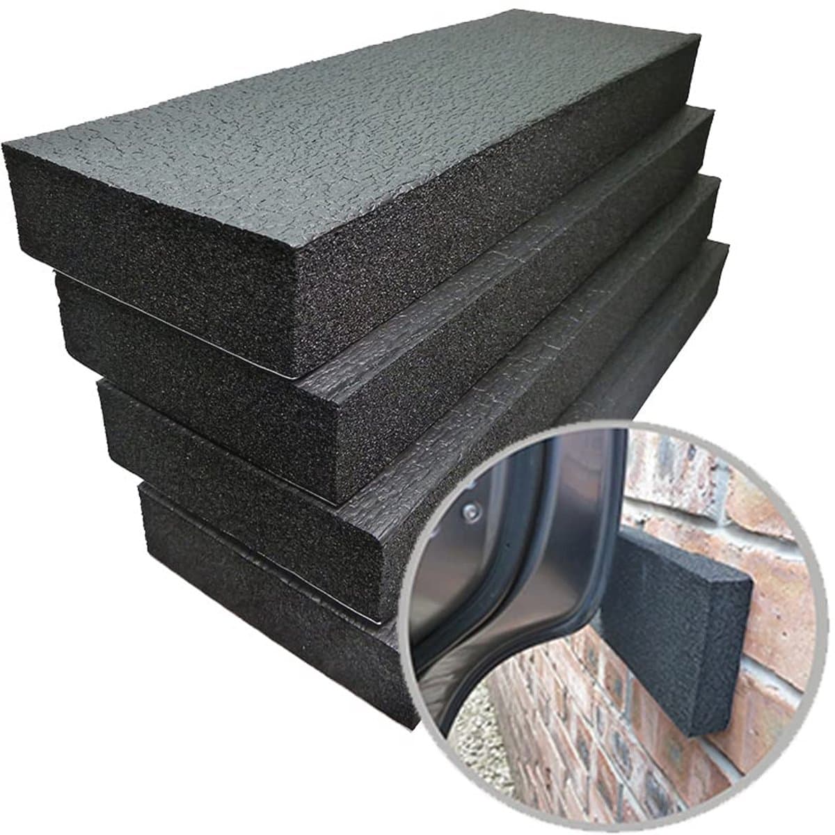 Zelfklevende Schuimwandbeschermers 4-pack - Hoge Dichtheid Autodeurbeschermers 30x10x3 cm