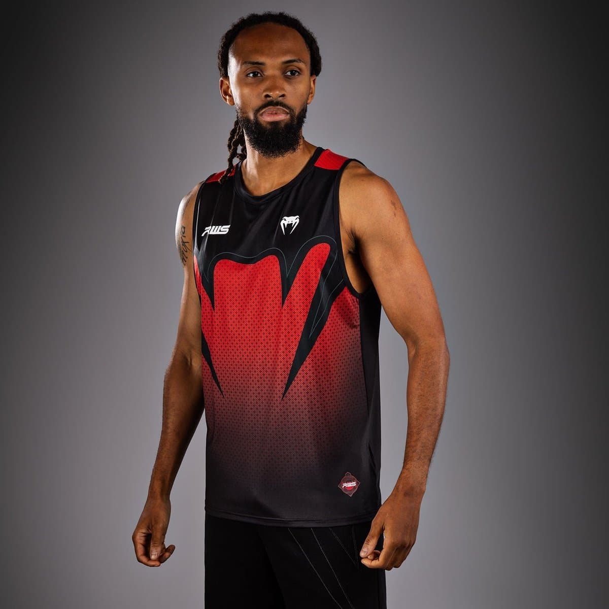 Venum x RWS 2.0 Dry-Tech Tanktop Zwart Rood - XL