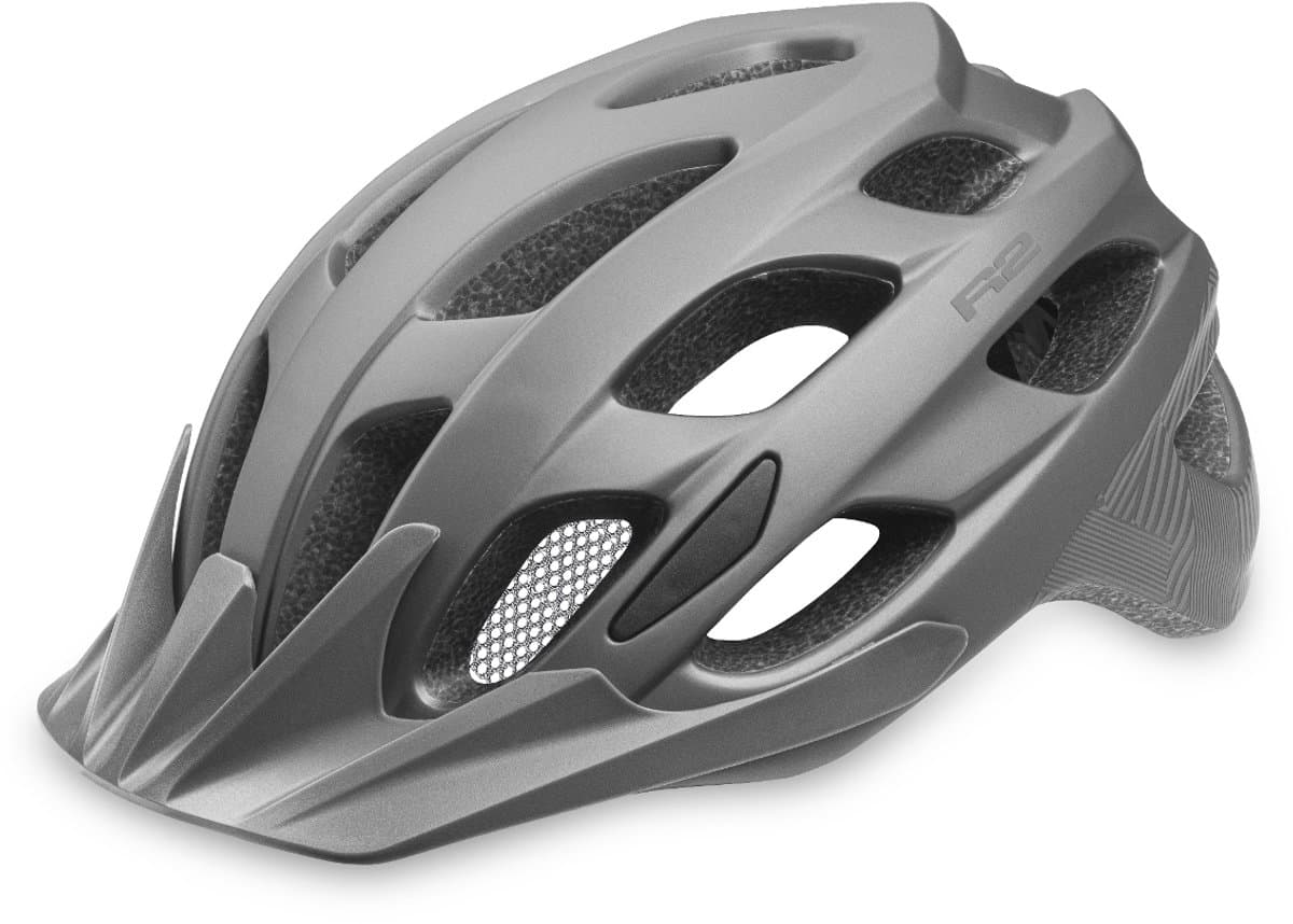 R2 fietshelm Cliff Grey - in mold technologie - Grijs