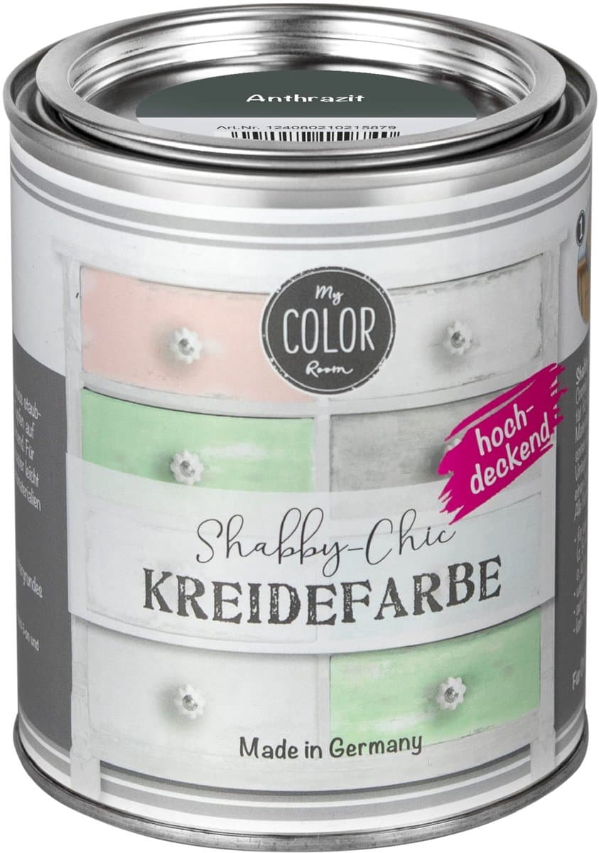 My COLOR Room Shabby Chic Krijtverf - Meubelverf Zonder Schuren - Waterbasis - Roze - 750 ml