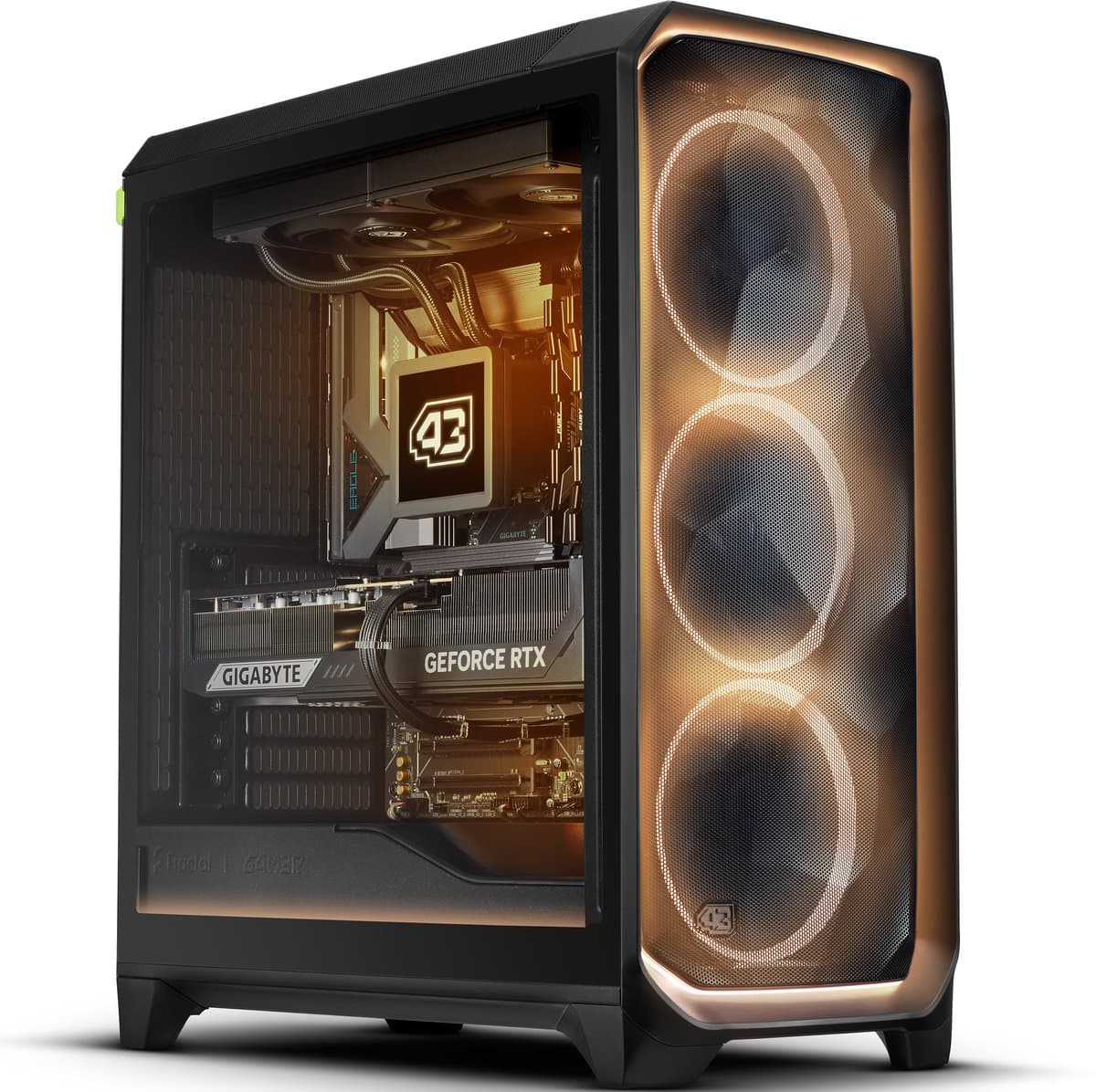 G4M3R® Elite 2.0 – AMD Ryzen 7 9800X3D - RTX 5090 32GB - 64GB RAM - 2TB SSD - Waterkoeling - ARGB-verlichting - Wi-Fi – High End Gaming PC