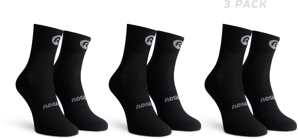 Rogelli Core Fietssokken - 3-pack - Zwart - 44/47