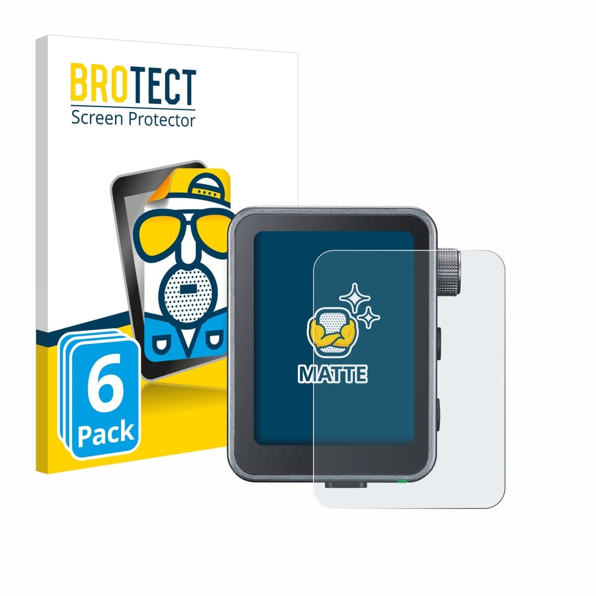 BROTECT - Screenprotector voor Godox X3 Pro - Folie Beschermfolie matte 6 Stuks