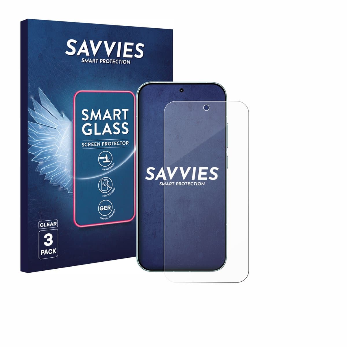 3 Stuks Savvies Screenprotector - geschikt voor Xiaomi Redmi Turbo 5 - beschermfolie glas transparant