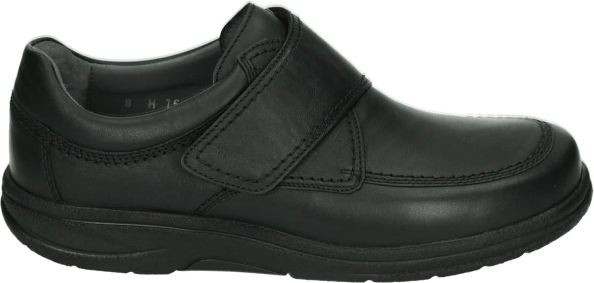 Strober - MAX 86073H - Nette herenschoenenHeren veterschoen - Kleur: Zwart - Maat: 42