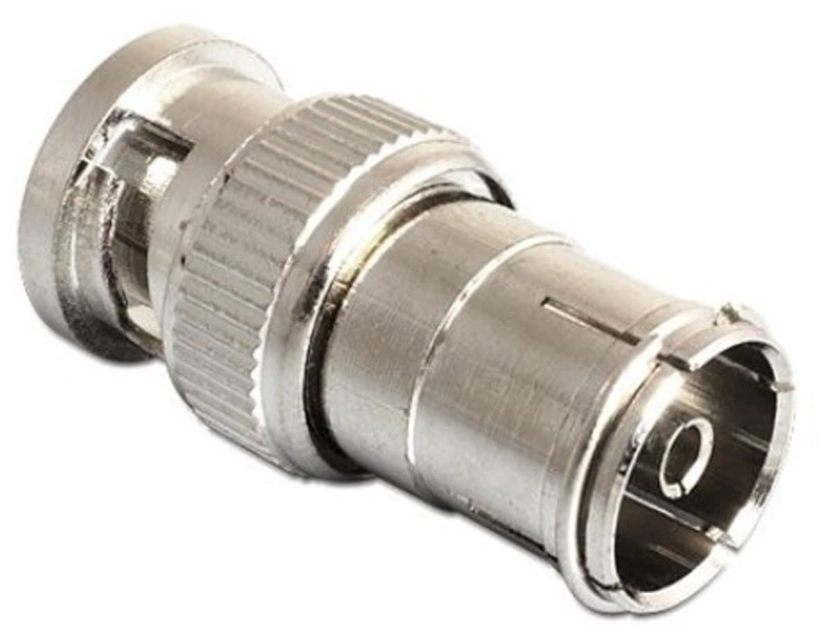 Coax IEC (v) - BNC (m) adapter