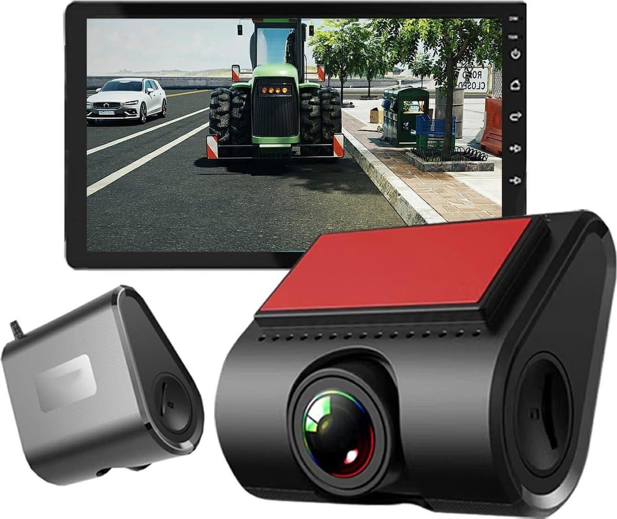 Autocamera 1080p Full HD 25K wifi super nachtzicht 170 graden groothoek G-sensor WDR loopopname 24-uurs parkeermonitor - Full HD dashcam met 170 graden groothoek dashcam
