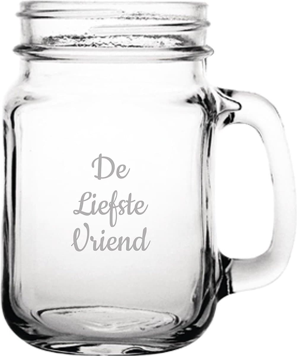 Gegraveerde Drinkglas 45cl De Liefste Vriend