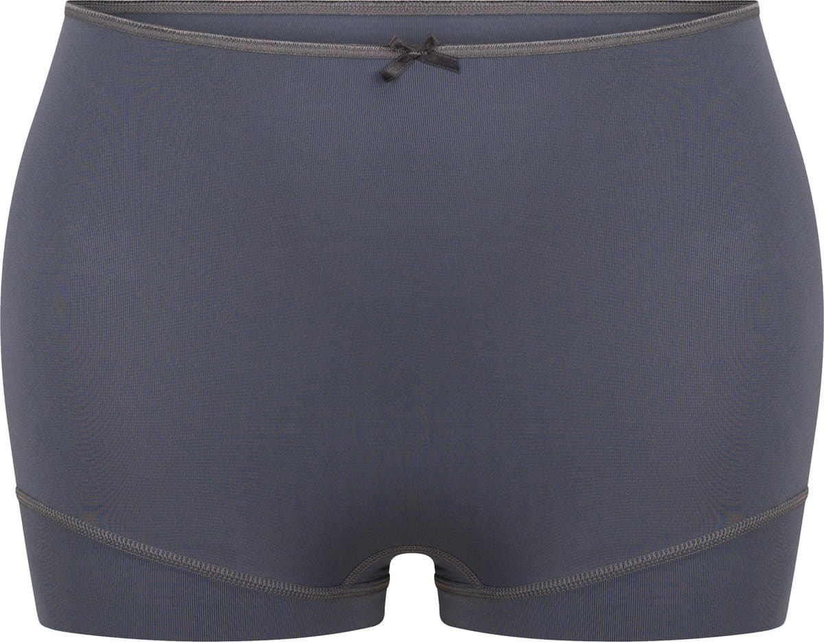 RJ Bodywear - Pure Color - Dames Short Extra Hoog - Donkergrijs - XXL