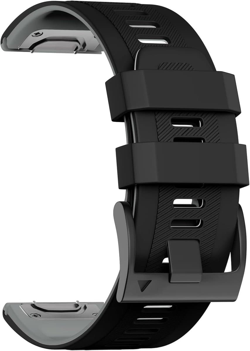 Horlogeband Voor Garmin Fenix 8 51mm/Fenix 7X Pro/Fenix 7X/Fenix 6X Pro/Fenix 6X/Fenix 5X/Fenix 3,26mm Siliconen - ShopVlot