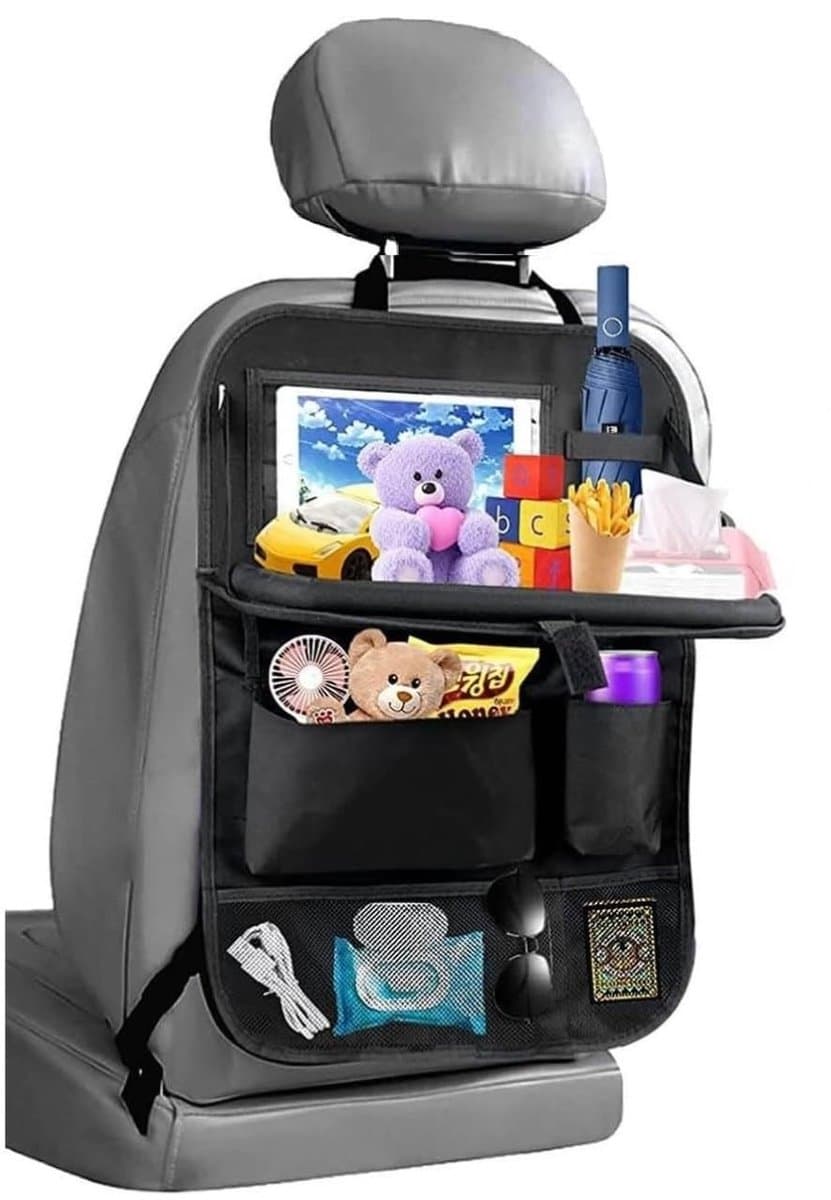Omgoods - Auto Rugleuning Organizer met Tablet/Telefoon Opslag, Waterproof, Multifunctionele Opbergzak