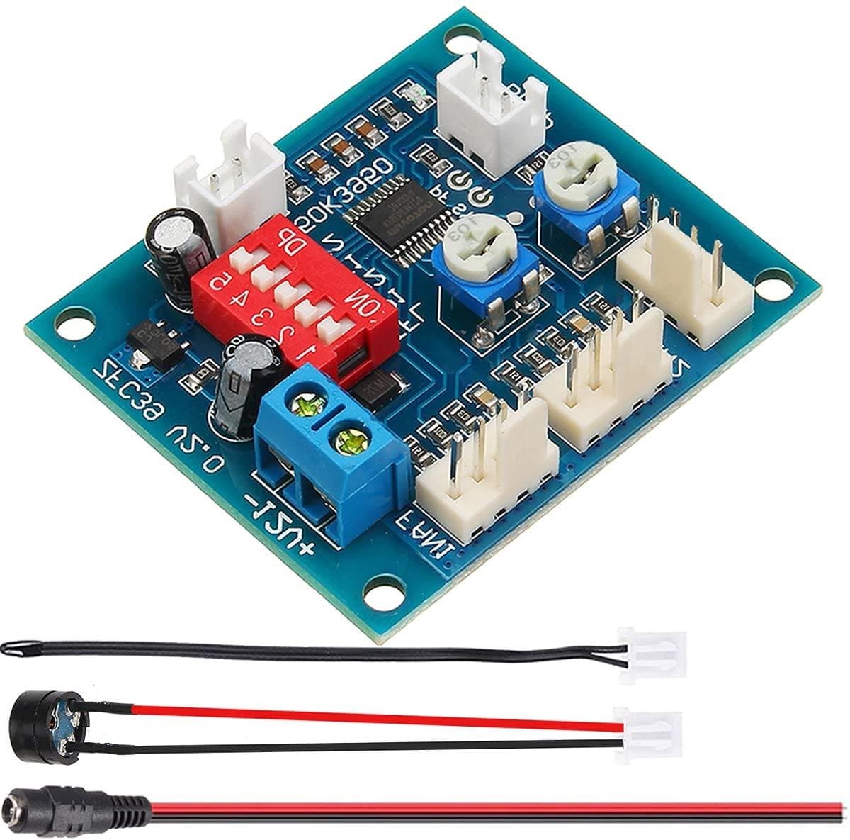 Ventilator Controller - Snelheid Regulator - Temperatuur Koeling - Automatische Snelheidsregeling - DC 12V - Zwart