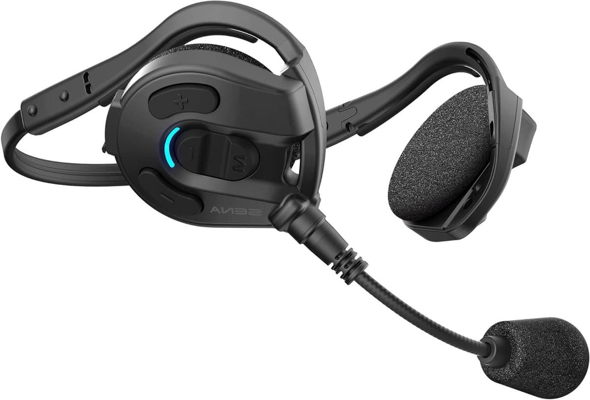 Communicatie Headset - Mesh Intercom - Outdoor Activiteiten - Handsfree Communicatie - Eén Maat - Zwart