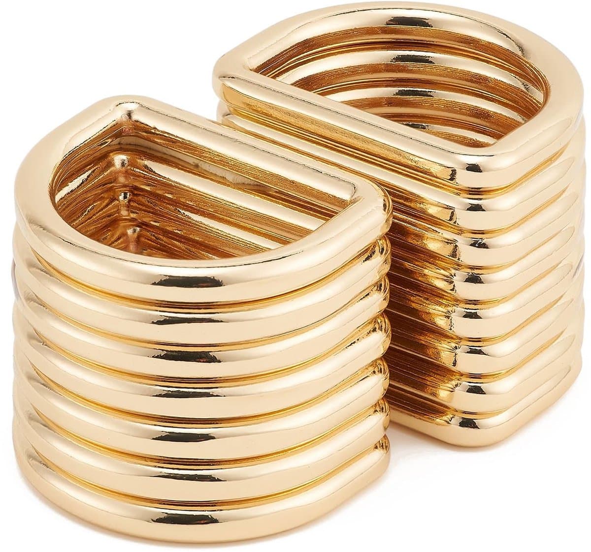Dailygoods - Metalen D-ring - Robuuste Gelaste D-ringen voor Tassen