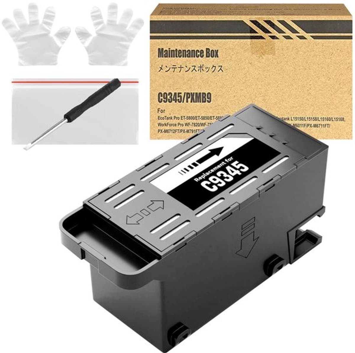 Inkt Onderhoud Doos Vervanging voor EPSON - Compatibel met ET-5880/ET-5850/ET-5800 - Mono ET-M16600/WF-78300 - Verpakking van 1 stuk - Hoogwaardige kwaliteit - Onderhoudskit