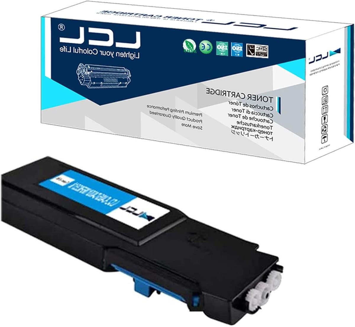 Tonercartridge Cyaan - Huismerk Toner - Documenten Printen - Regelmatige Opbrengst - 5000 Pagina's - Cyaan
