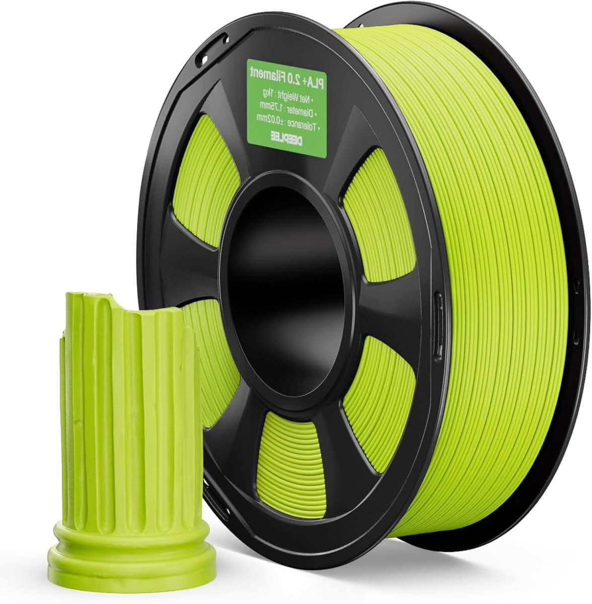 PLA+ Filament - 3D Printer Materiaal - 3D Prints Maken - Hoge Snelheid Printen - 1 kg - Groen