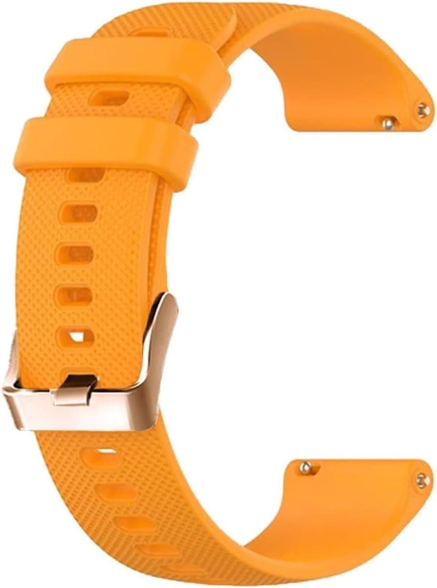 Sport Polsband - Horlogeband Siliconen - Polar Horloge - Huidvriendelijk Materiaal - 20mm - Agaat