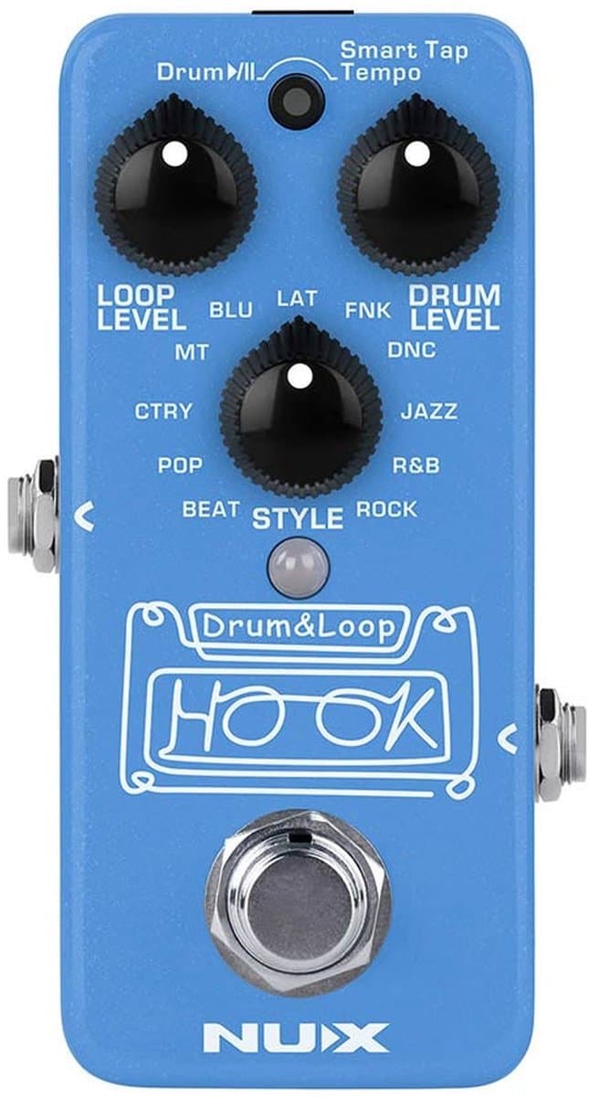 NUX NDL-3 looper pedaal HOOK DRUM & LOOP