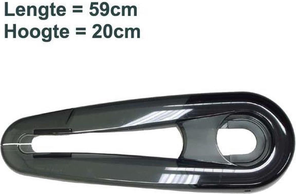 AXA Kettingkast 24" - Transparant - Polycarbonaat - Voor 42-tands tandwielen - Inclusief montagemateriaal