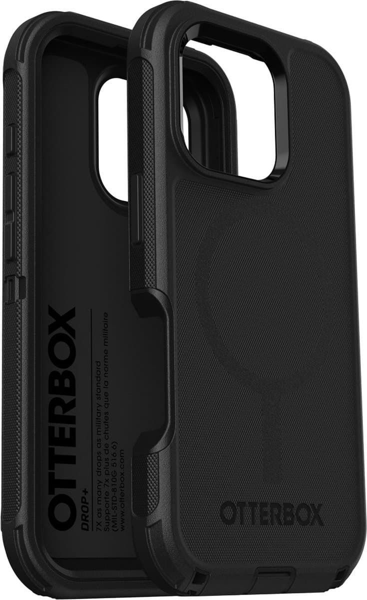 Otterbox Defender Apple iPhone 16 Pro Back Cover Zwart met MagSafe