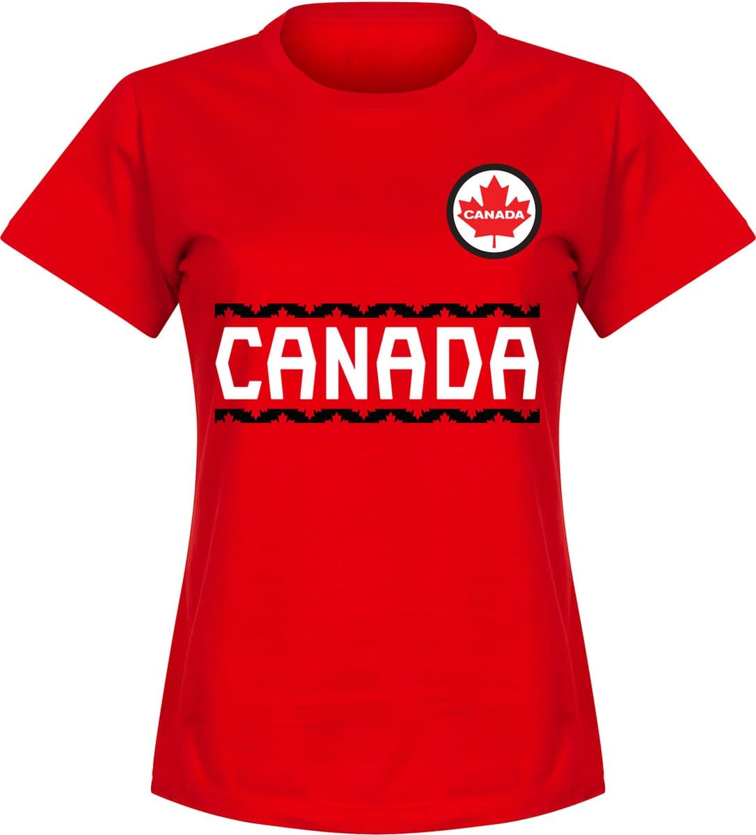 Canada Dames Team T-Shirt - Rood - L