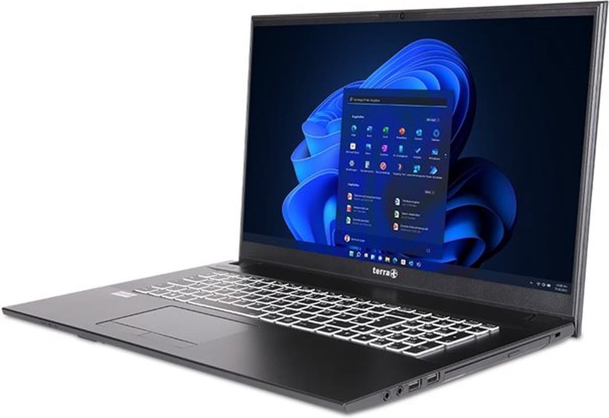 Terra Mobile 1716R 17.3" FullHD laptop - Intel Core i5-1334U - 32GB - 500GB M.2 SSD - Iris Xe Graphics - DVD±RW - Windows 11 Pro