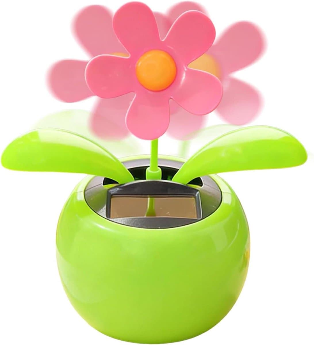 Mini Figuurtjes - Auto Decoratie - Interieur Verfraaien - Zonne-aangedreven Beweging - 12 x 8 x 6 cm - Meerdere Kleuren
