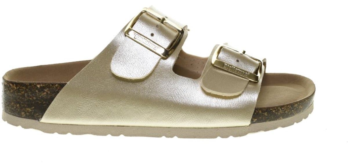 Tweeband Slippers Goud Bionatura maat 42