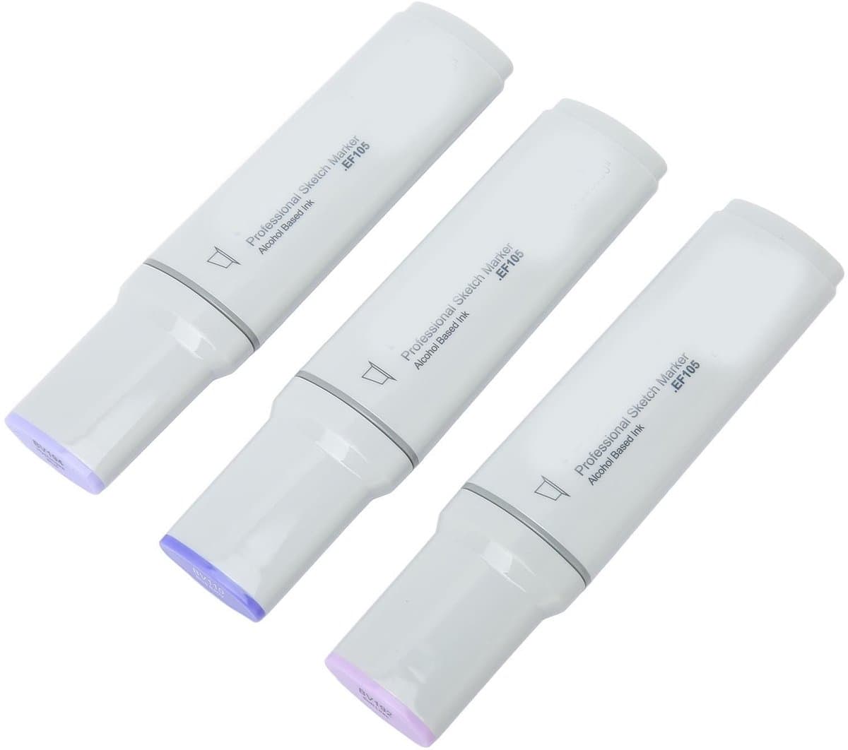 Dailygoods- Verfmarkers Professionele Jumbo - 3-delige Set - Sneldrogend - Duurzaam - Grote Brede Punt - Comfortabele Grip - Markeerstiften