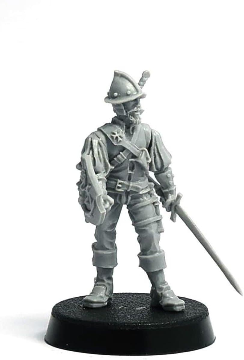 Spain Conquistador 28 mm Resin Miniatuur voor Wargaming en tabletop RPG