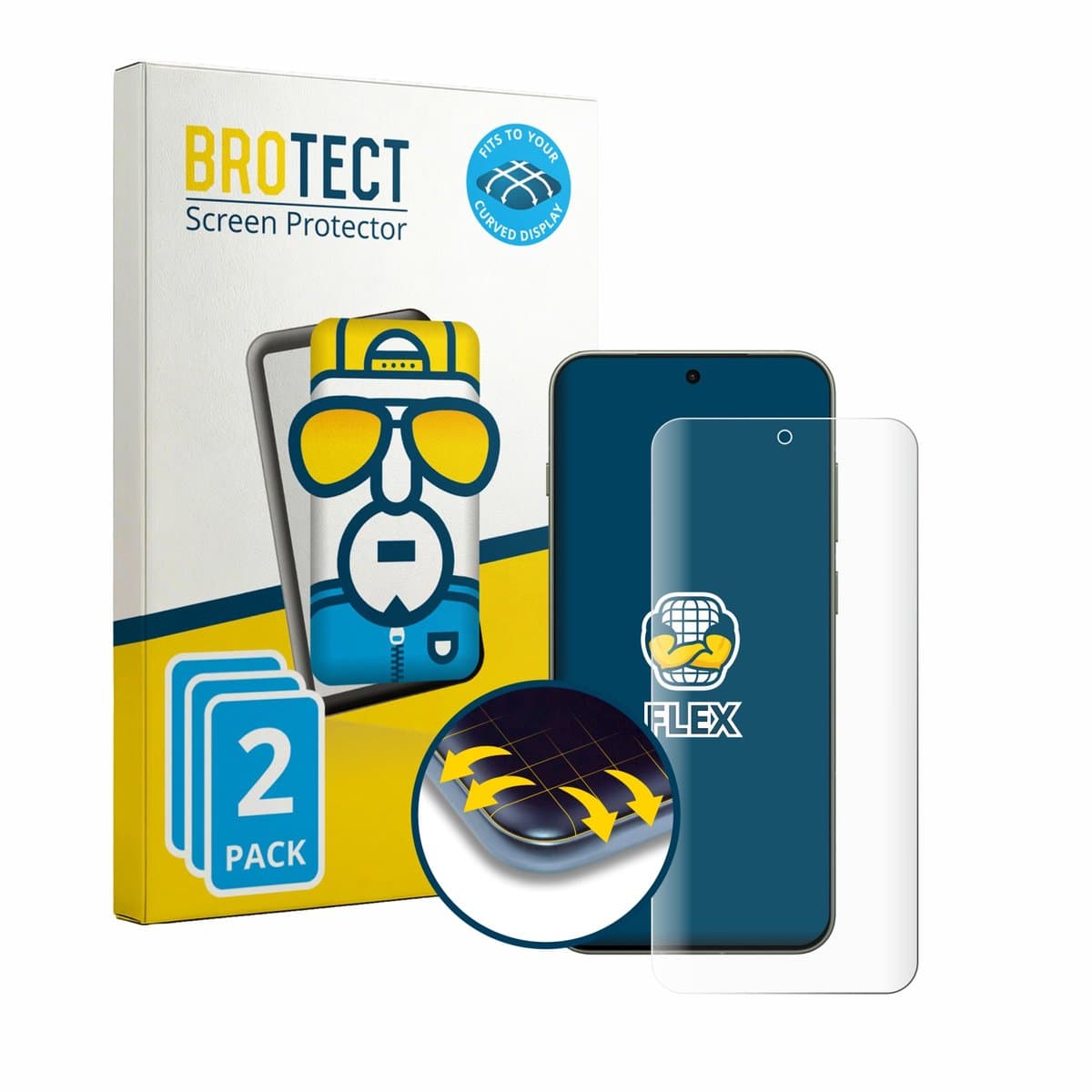 BROTECT - Screenprotector voor OnePlus 13s - Folie Beschermfolie transparant volledig dekking - 2 Stuks
