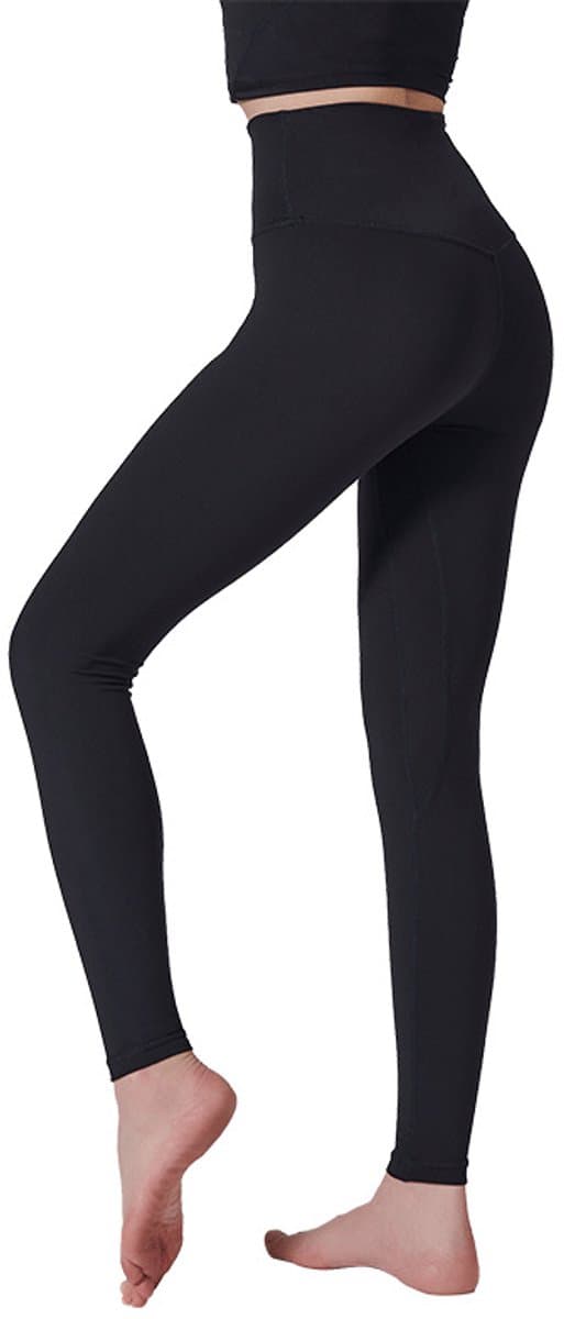 Leggings voor Vrouwen - Hoge Taille met Buikcontrole en Blickdicht - Voor Sport, Yoga en Gym - Voor Vrouwen en Meisjes - Sportlegging - 1 Stuk -De nacht donker, XL