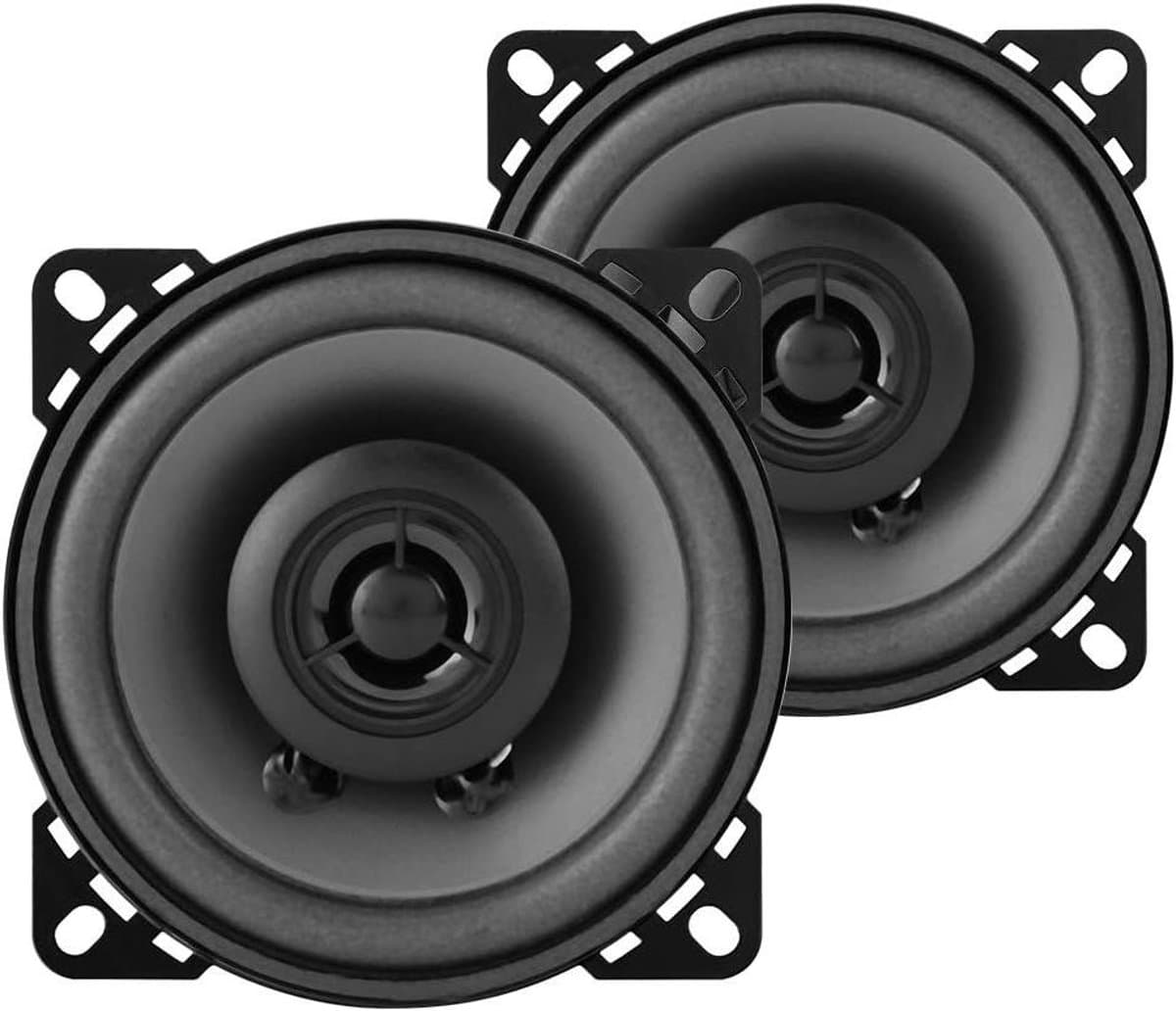 Autoluidsprekers 2 Stuks - Coaxiale Speakers - Verbeter Geluid Auto - Hoge Gevoeligheid - 4 Inch - Zwart