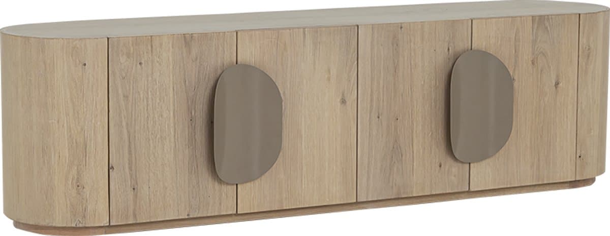 Tower living Allure TV cabinet 4 drs 180x40x50 white wash