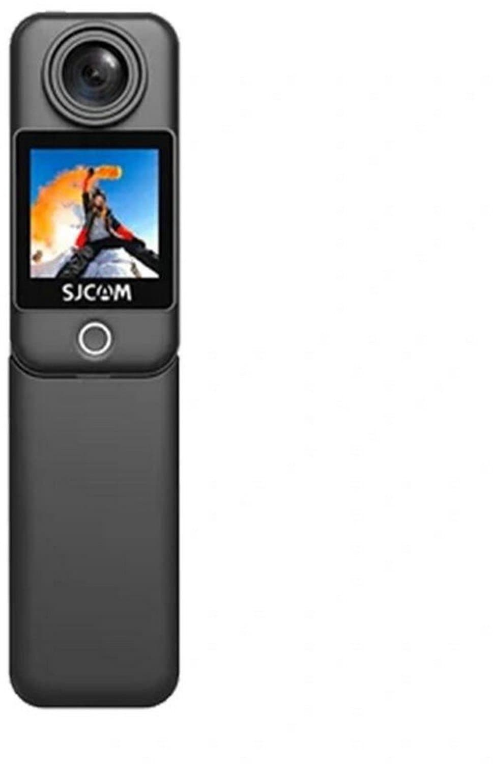 SJCAM C300 4K actioncamera ultra lange batterijduur 460 min met 6-assige EIS-stabilisatie 1.3 inch touchscreen 30 m waterdicht met behuizing 20MP foto snel 5 GHz wifi naar telefoon slowmotion voor vlogging, motorrijden, skiën, vissen, reizen en outdoor av