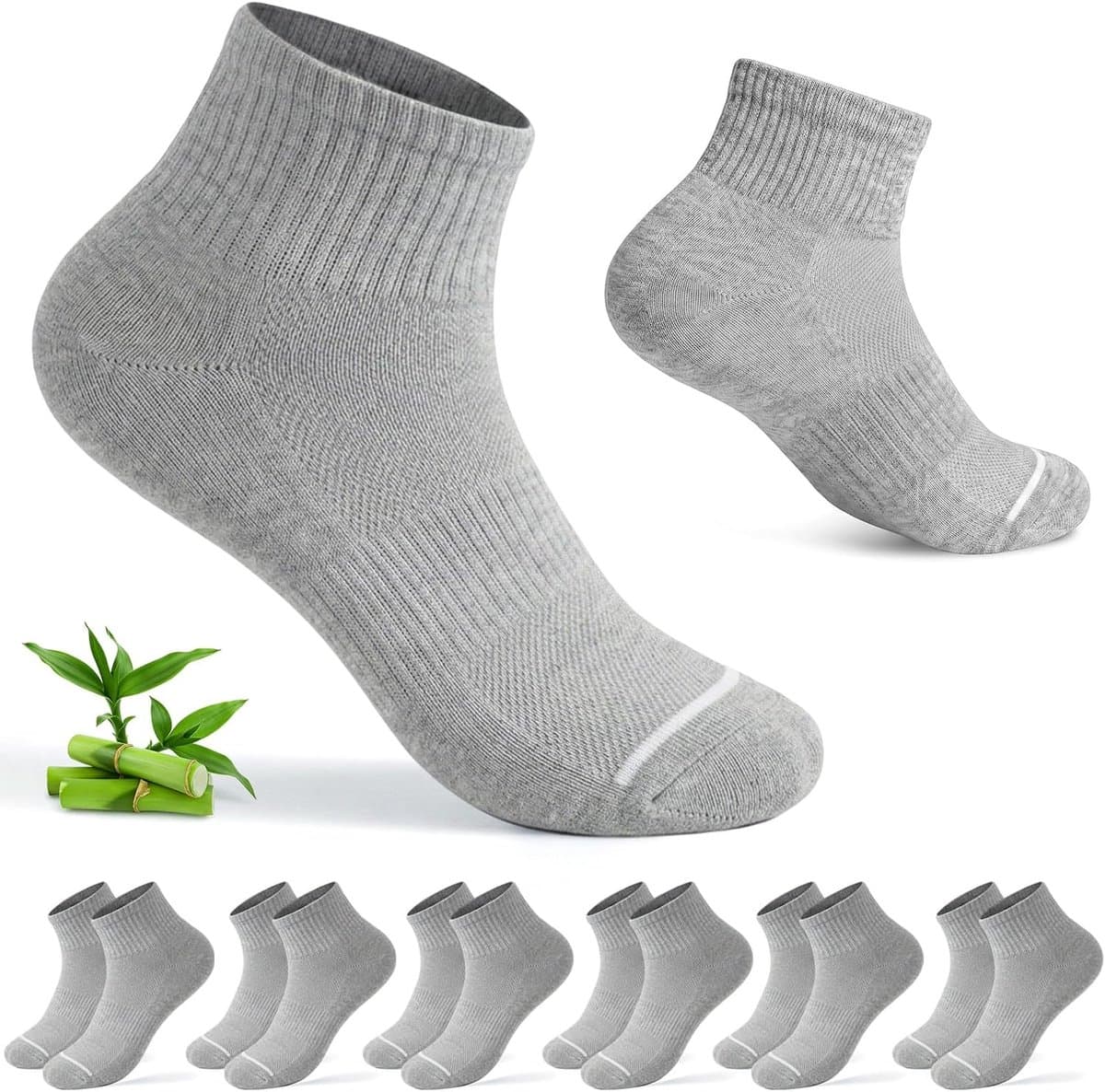 Bamboesokken voor heren, zakelijke sokken, zwart, werksokken, ademend, anti-zweet sokken, zachte herensokken, maat 39-42, 43-46, sneakersokken van bamboeviscose