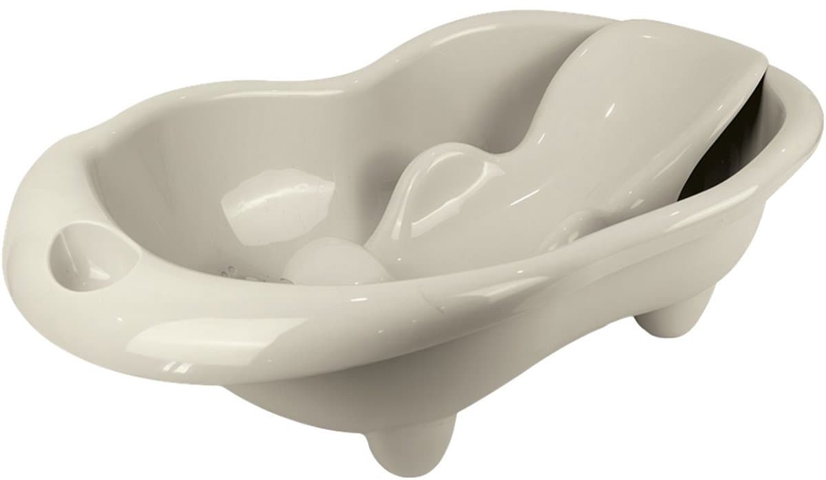 Dolu Hippo Bathtub en Bathseat - Relax Beige - kinderbadje - babybadje
